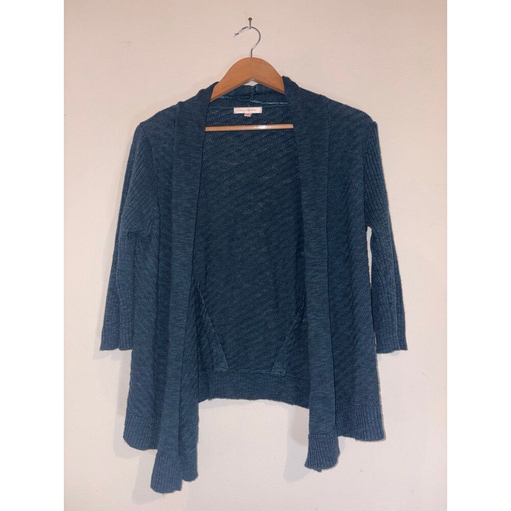 Skies Are Blue Teal Knit Cardigan - Size Large